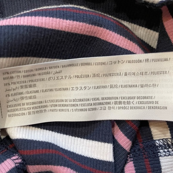 Striped Ribbed Tee - Picture 4 of 5